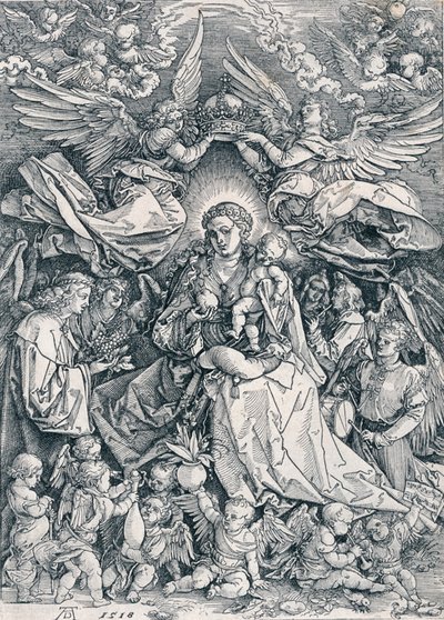 La Santa Vergine come Regina degli Angeli, 1518 1906 da Albrecht Dürer