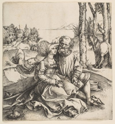 La coppia male assortita, ca. 1495 da Albrecht Dürer