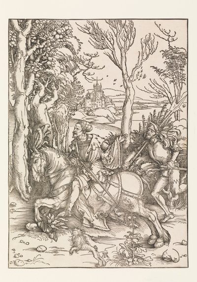 Il cavaliere e il lanzichenecco da Albrecht Dürer