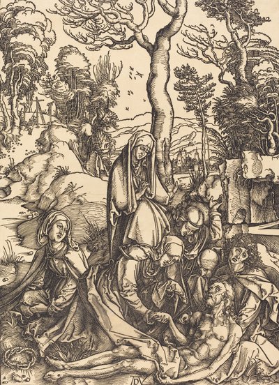 La Lamentazione, c. 1498-1499 da Albrecht Dürer