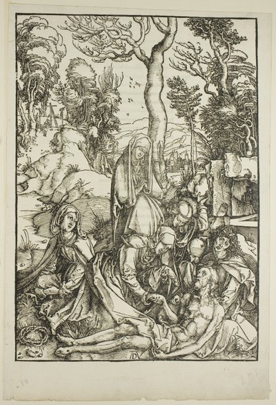 La Lamentazione, dalla Grande Passione da Albrecht Dürer