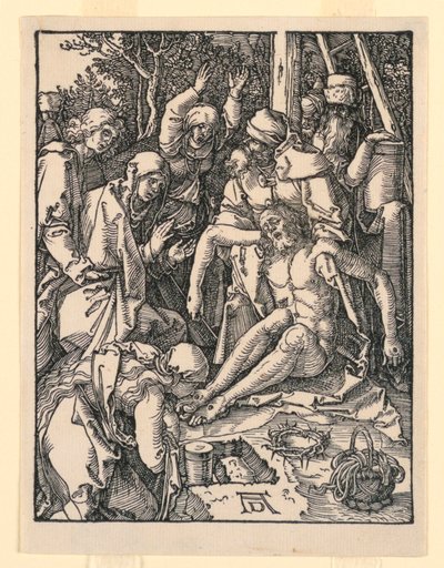 Il compianto, dalla serie La Piccola Passione da Albrecht Dürer