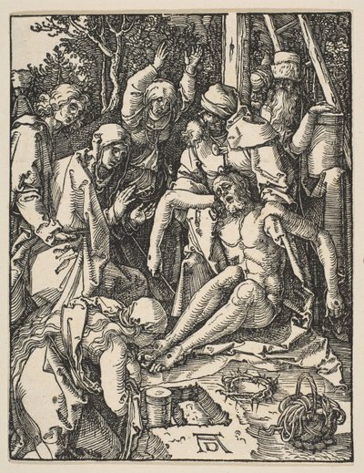 La lamentazione, da La Piccola Passione da Albrecht Dürer