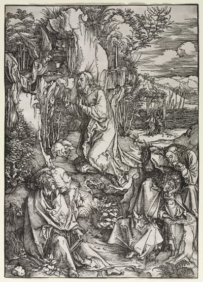La grande passione: Cristo sul Monte degli Ulivi da Albrecht Dürer
