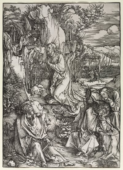 La Grande Passione: Cristo sul Monte degli Ulivi, c. 1497-1500 da Albrecht Dürer