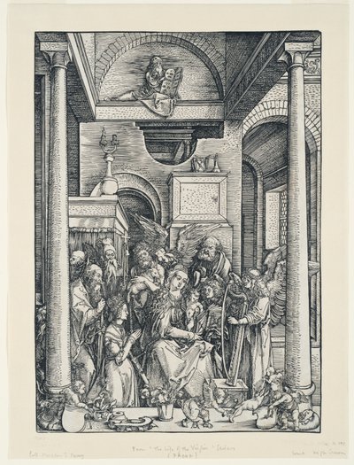 La vita della Vergine: La glorificazione della Vergine da Albrecht Dürer