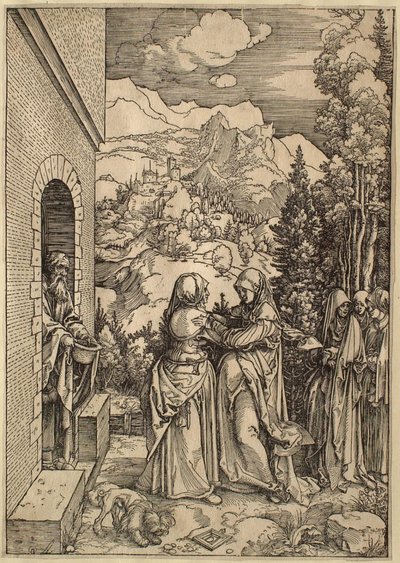 La vita della Vergine: La Visitazione da Albrecht Dürer