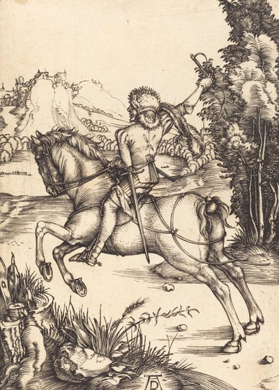 Il piccolo corriere, ca. 1496 da Albrecht Dürer