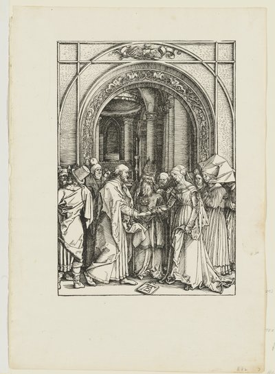 Lo sposalizio della Vergine da Albrecht Dürer