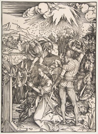 Il martirio di Santa Caterina da Albrecht Dürer