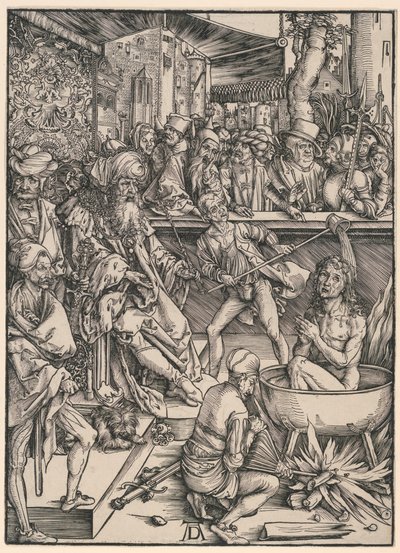 Il martirio di San Giovanni, dall