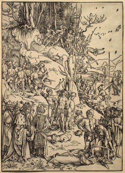 Il martirio dei diecimila da Albrecht Dürer