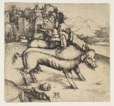 Il maiale mostruoso di Landser da Albrecht Dürer