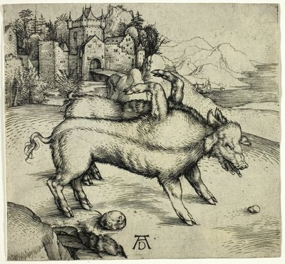 La scrofa mostruosa di Landser da Albrecht Dürer