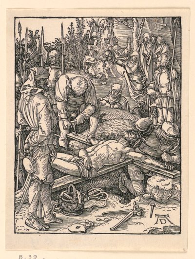 La crocifissione, dalla serie La Piccola Passione da Albrecht Dürer