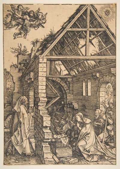 La Natività, dalla Vita della Vergine, 1502-3 da Albrecht Dürer