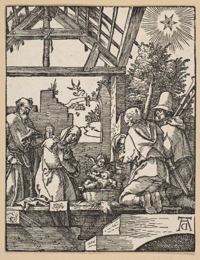 La Natività, da La Piccola Passione da Albrecht Dürer