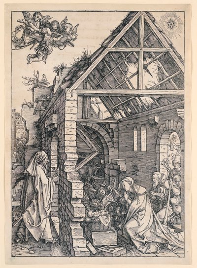 La Natività, dalla serie Vita della Vergine da Albrecht Dürer