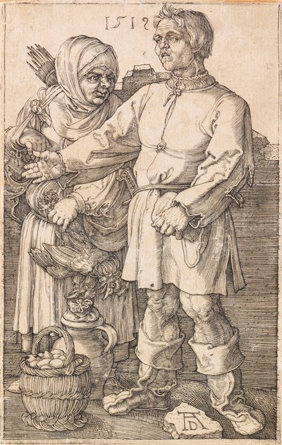Il contadino e sua moglie al mercato da Albrecht Dürer