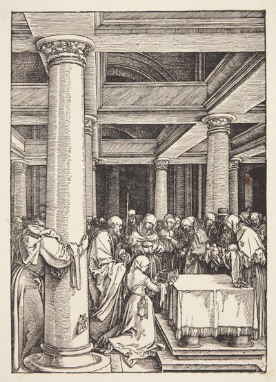 La presentazione al tempio da Albrecht Dürer