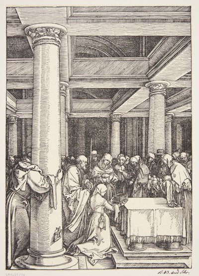 La presentazione al tempio da Albrecht Dürer