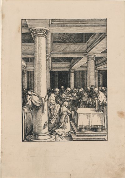 La Presentazione di Cristo al Tempio, dalla Vita della Vergine da Albrecht Dürer