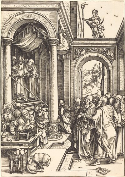 La Presentazione della Vergine al Tempio da Albrecht Dürer