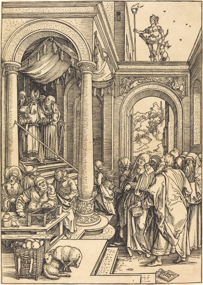 La presentazione della Vergine al Tempio da Albrecht Dürer