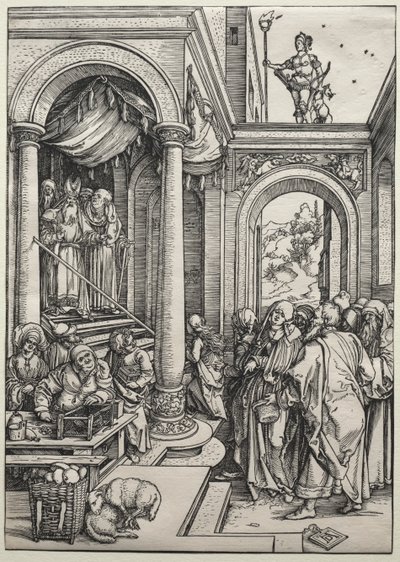 La presentazione della Vergine al Tempio da Albrecht Dürer
