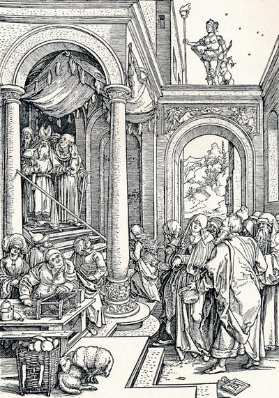 La Presentazione della Vergine al Tempio, 1506 1906 da Albrecht Dürer