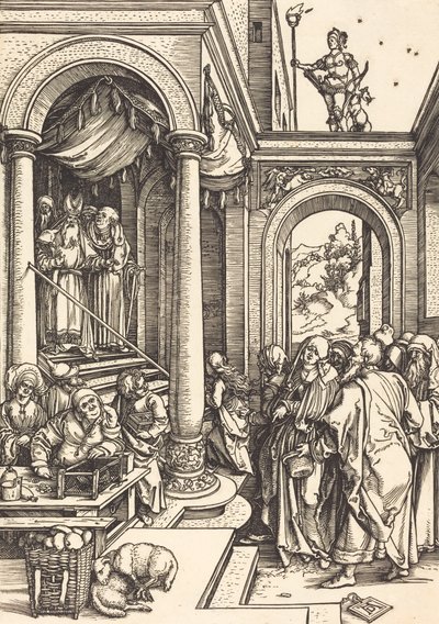 La presentazione della Vergine al Tempio da Albrecht Dürer