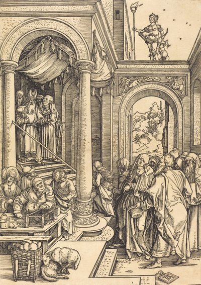 La presentazione della Vergine al Tempio, c. 1502-1503 da Albrecht Dürer