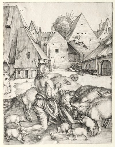 Il figliol prodigo da Albrecht Dürer