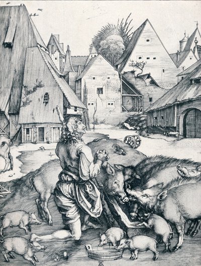 Il figliol prodigo, 1495 1906 da Albrecht Dürer