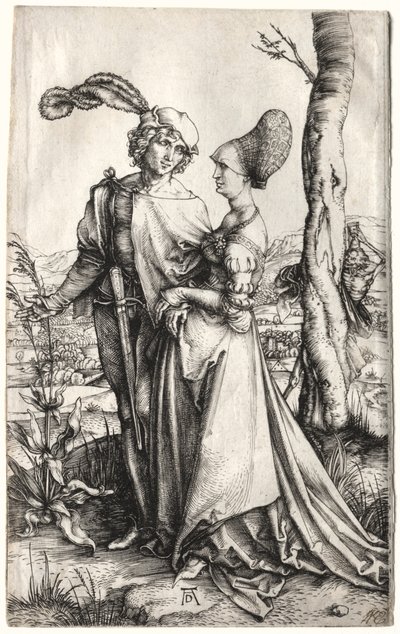 La passeggiata, c. 1497 da Albrecht Dürer
