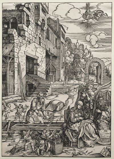 Il riposo in Egitto, c. 1501-1502 da Albrecht Dürer