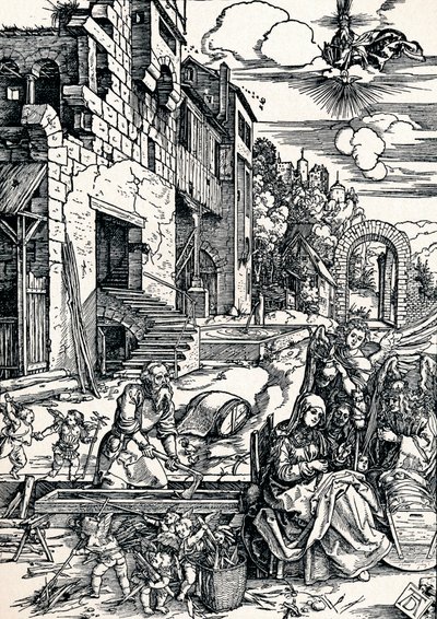 Il riposo durante la fuga in Egitto, 1506 1906 da Albrecht Dürer