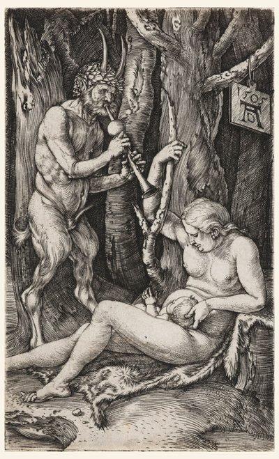 La famiglia del satiro da Albrecht Dürer