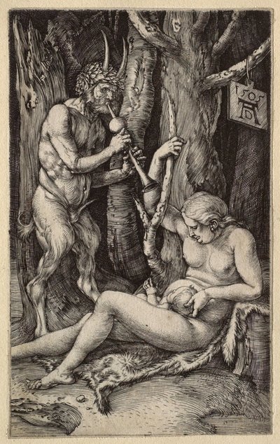 La famiglia del satiro da Albrecht Dürer