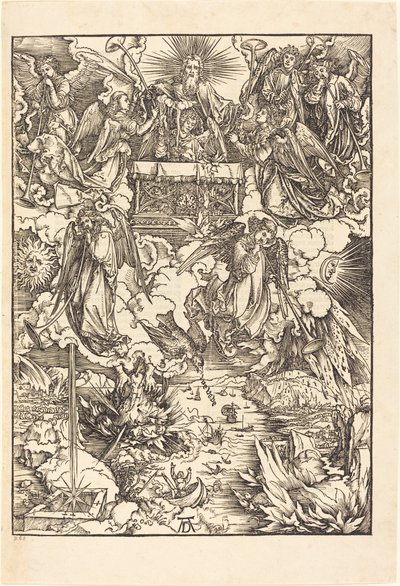 I sette angeli con le trombe da Albrecht Dürer