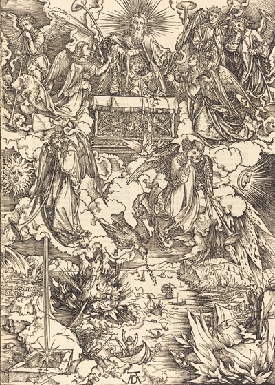 I sette angeli con le trombe da Albrecht Dürer