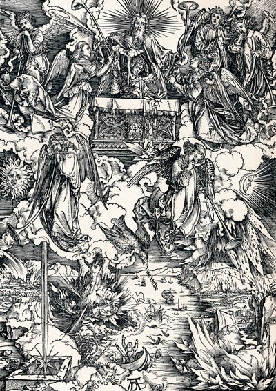 Le sette trombe sono date agli angeli, 1498, 1906 da Albrecht Dürer
