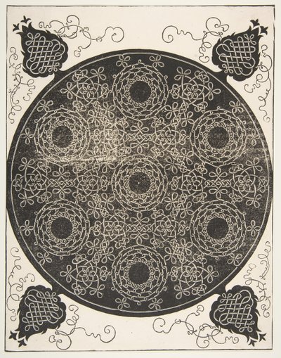 Il sesto nodo. Rondella intrecciata con sette ghirlande, prima del 1521 da Albrecht Dürer