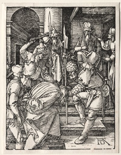 La Piccola Passione: Cristo davanti ad Anna, 1509-1511 da Albrecht Dürer