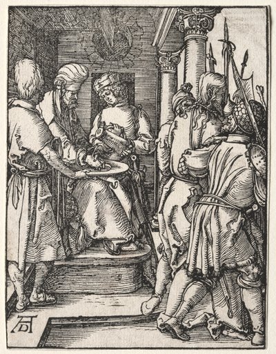 La Piccola Passione: Pilato si lava le mani da Albrecht Dürer