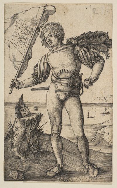 Il portabandiera, ca. 1501 da Albrecht Dürer