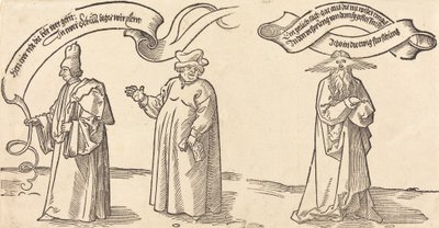 Il maestro, il clero e la Provvidenza da Albrecht Dürer