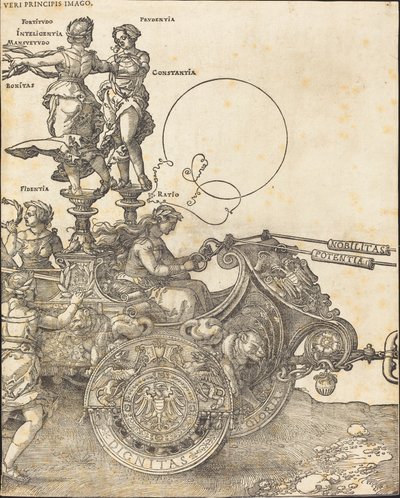Il carro trionfale di Massimiliano I (Il grande carro trionfale) [tavola 2 di 8] da Albrecht Dürer