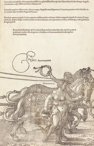 Il carro trionfale di Massimiliano I Il grande carro trionfale (tavola 3 di 8) da Albrecht Dürer