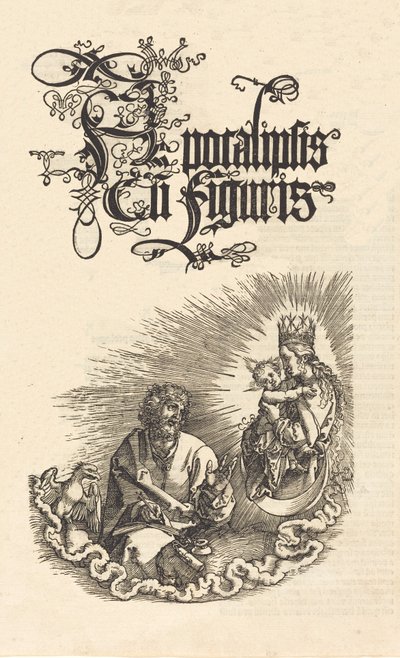 La Vergine appare a San Giovanni, 1510-1511 da Albrecht Dürer